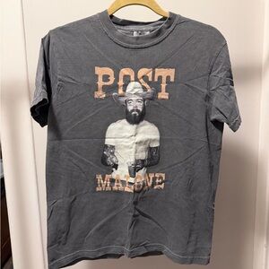 Comfort Colors Charcoal Post Malone Tee